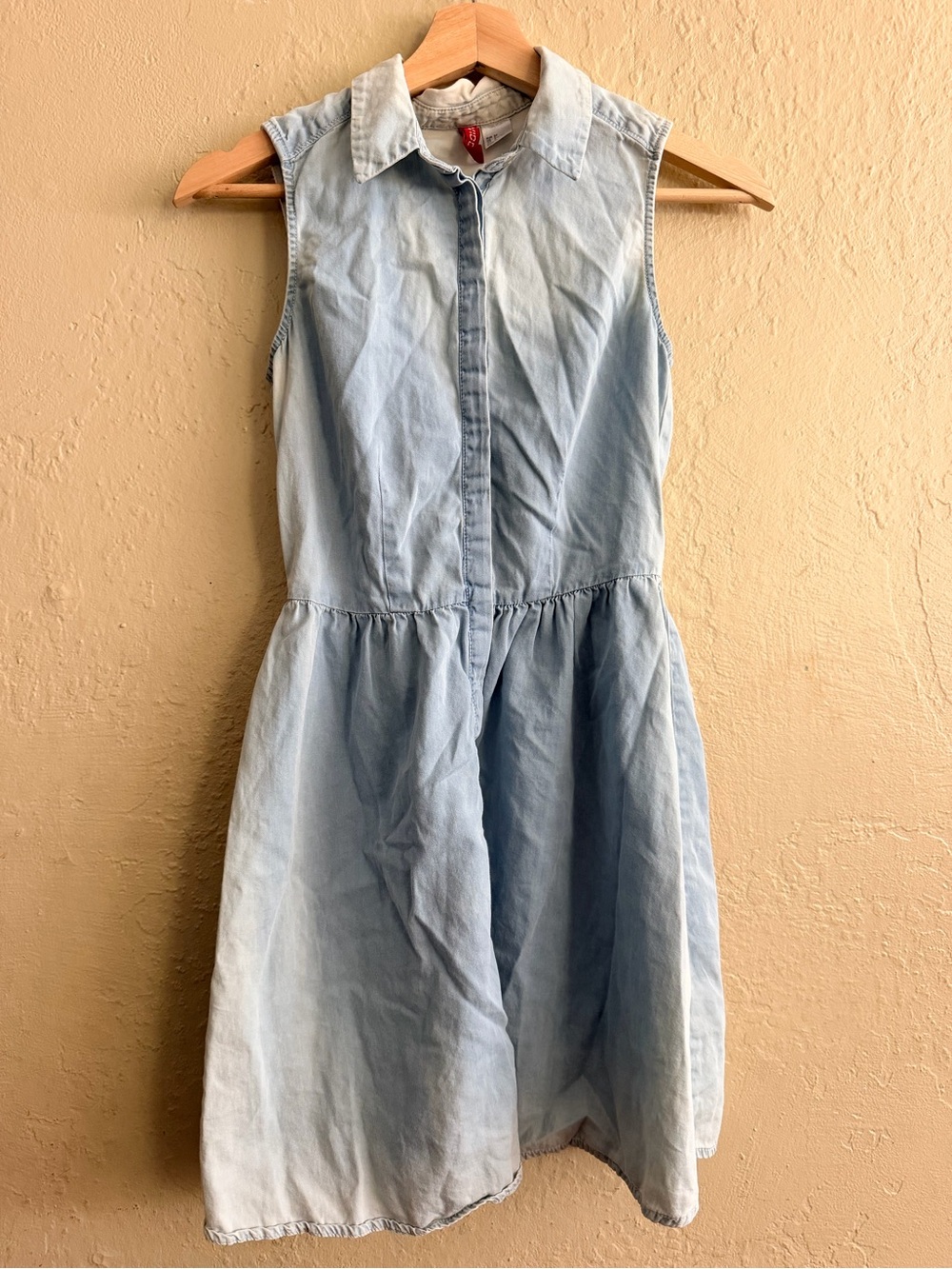 Divided Light Blue Sleeveless Denim Maxi Dress